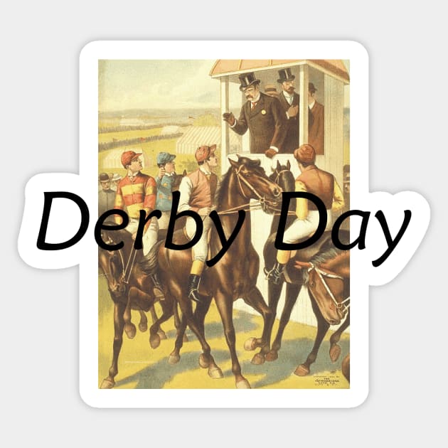 Derby Day Sticker by teepossible